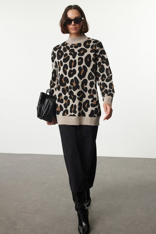 Camisola relaxed - Bege