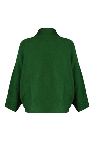 Camisola oversize - Verde-escuro