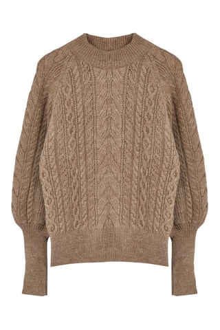 Camisola regular - Castanho