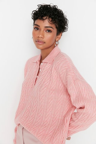 Camisola oversize - Rosa