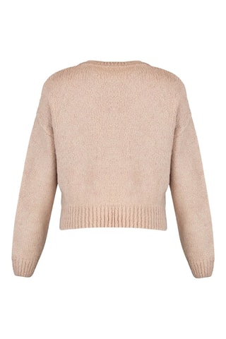 Oversized trui - Poederroze