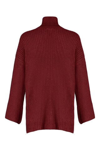 Camisola oversize - Bordô