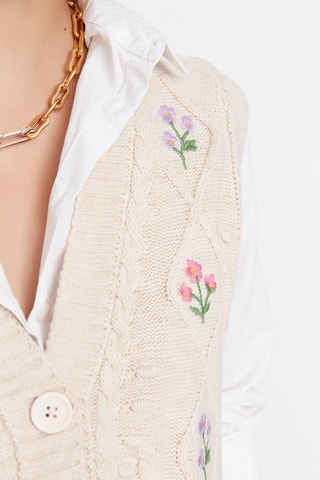 Mouwloos Vest Beige