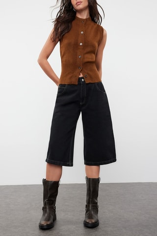 Mouwloos vest- Bruin