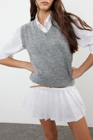 Mouwloos Vest - Grijs