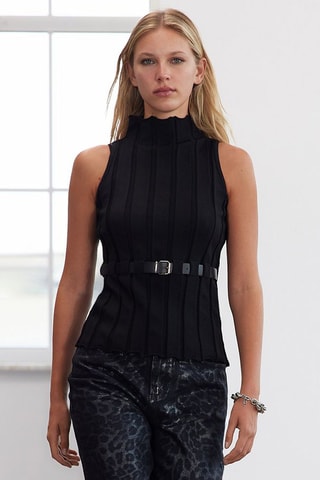 Mouwloos vest - Zwart
