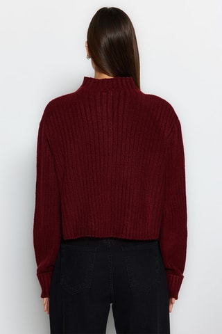 Oversized vest - Bordeauxrood