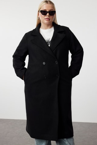 Sobretudo oversize - Preto