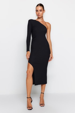 Vestido justo - Preto
