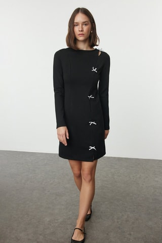 Vestido estilo patinadora - Preto