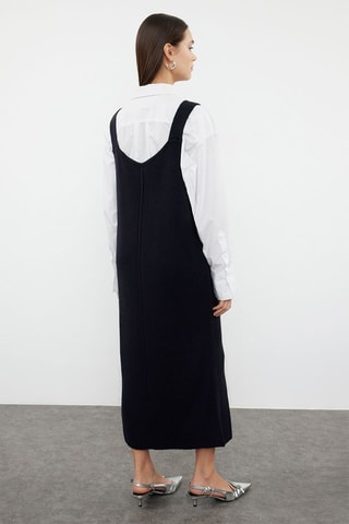 Vestido casula - Preto