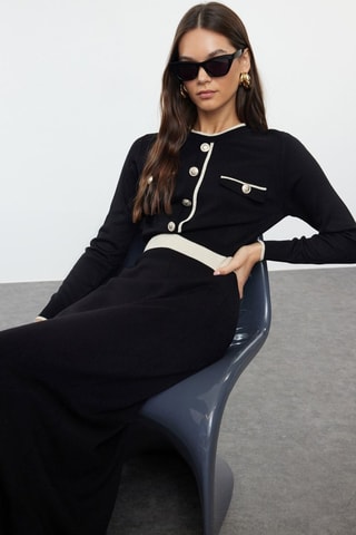 Vestido comprido - Preto