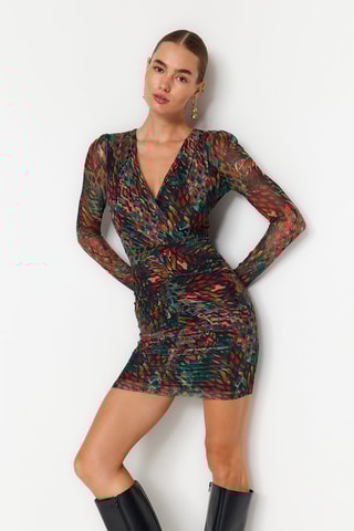 Vestido justo - Preto 
