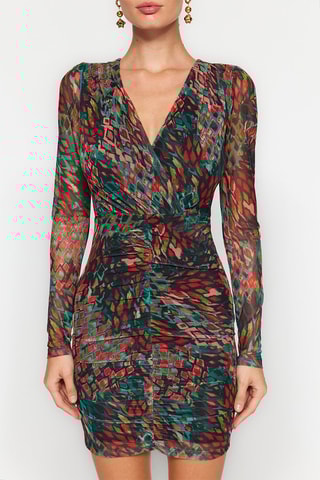 Vestido justo - Preto 