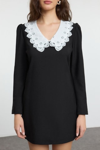 Vestido trapézio - Preto