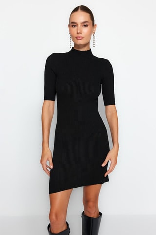 Vestido justo Preto