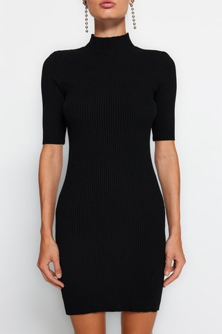 Vestido justo Preto