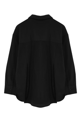 Camisa regular - Preto