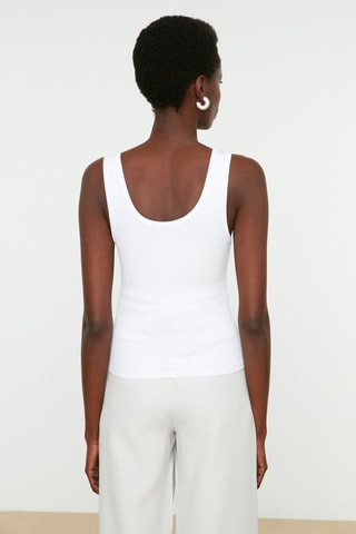Camisola de alças Branco