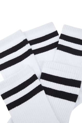 5 pares de meias - Branco