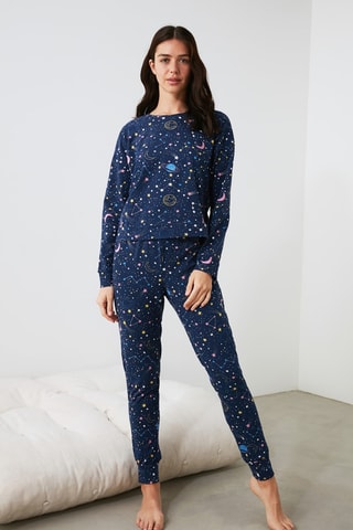 Pijama - Azul-marinho