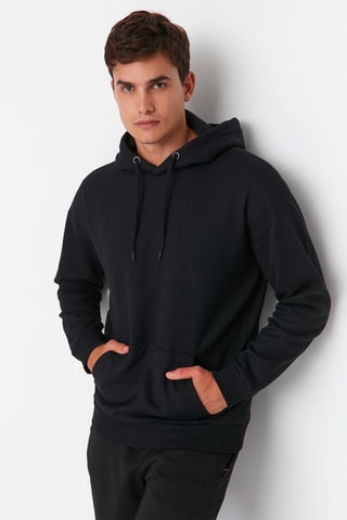 Sweat com capuz Preto