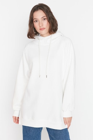 Sweater met Capuchon Wit