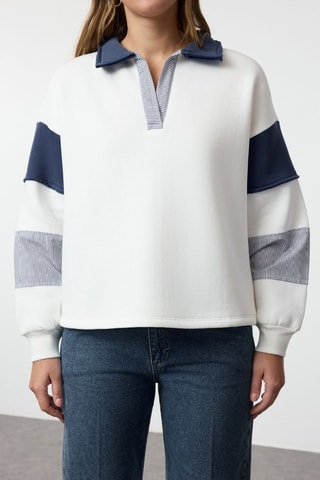 Oversized sweater - Ecru
