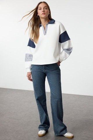 Oversized sweater - Ecru