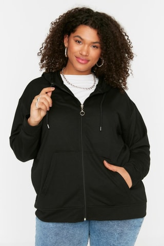 Sweat com capuz Preto