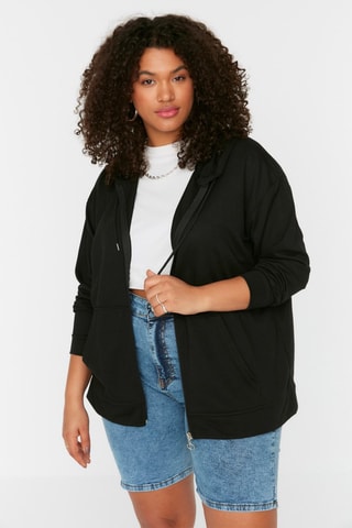 Sweat com capuz Preto