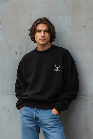 Sweat oversize - Preto