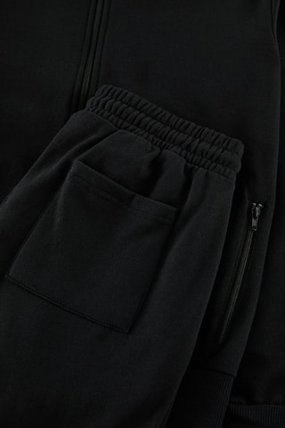 Sweat regular e calças de treino - Preto
