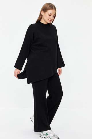 Camisola e calças - Preto