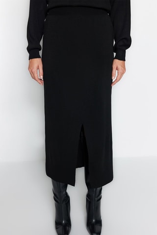 Camisola e saia Preto