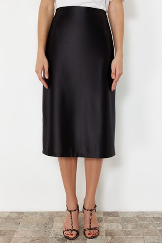Saia midi - Preto