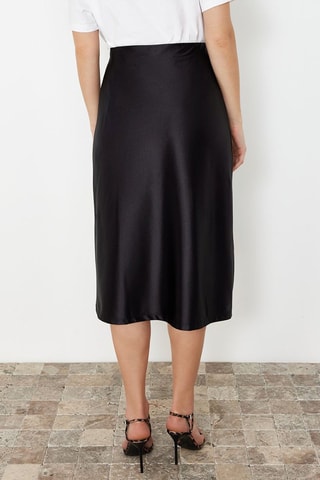 Saia midi - Preto