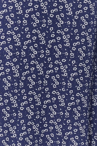 Saia midi - Azul-marinho