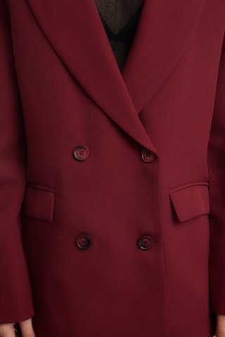 Blazer regular - Bordô