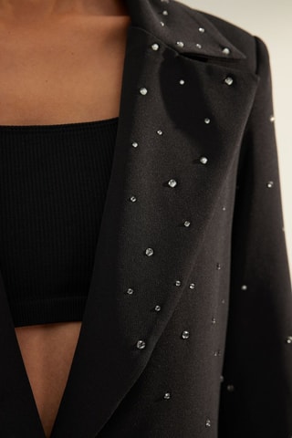 Blazer regular - Preto