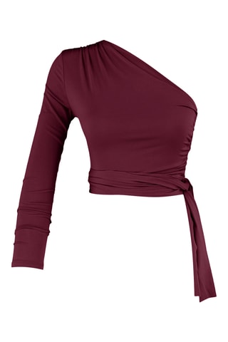 Crop top - Bordô