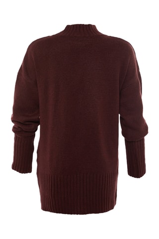 Camisola oversize - Bordô