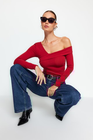 Crop top - Bordô