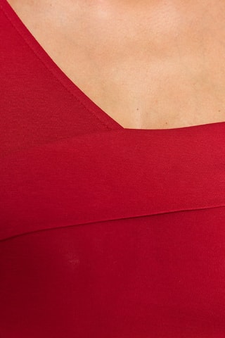 Crop top - Bordô