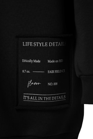 Sweat com capuz - Preto