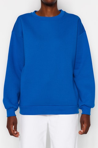 Oversized sweater - Blauw