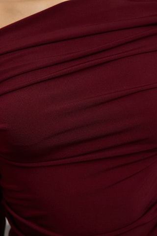 Blusa slim - Bordô