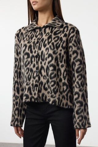 Vest - Beige en Zwart