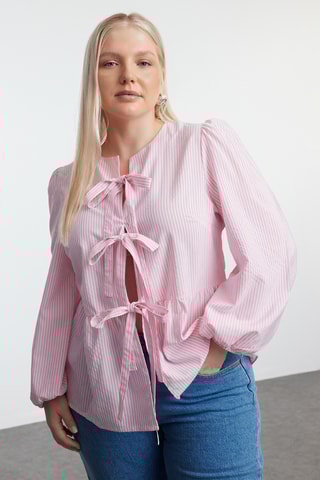 Camisa atada - Rosa