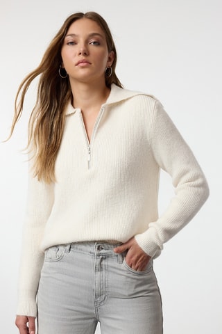 Camisola oversize - Cru